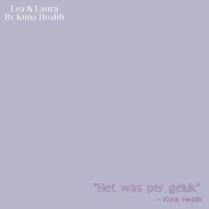 Laura hoodie - quote "Het was per geluk" Design