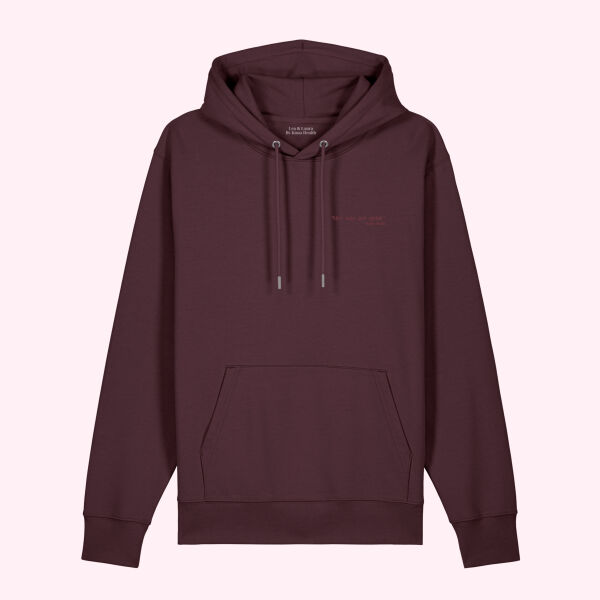 Laura hoodie - quote  "Het was per geluk" Thumbnail